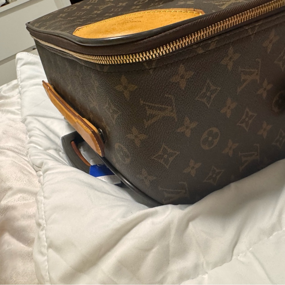 Louis Vuitton Monogram Canvas Brown & Tan Travel Bag 50 - Picture 12 of 13